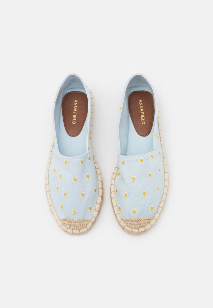 Chaussure Basse ANNA FIELD Anna Field Espadrilles Bleu Femme | AQX-3785152